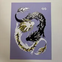 白龍　黒龍　金龍　銀龍　双龍　シールアート