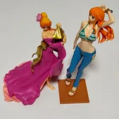 お値下げ！ワンピース ナミ 和服フィギュアとナミフィギュア　2体セット