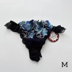 543305BU Mサイズ Tバックショーツ 単品 ブルー