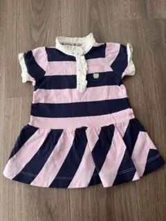 babyGap ベビーギャップ ワンピース 60 ピンク ネイビー ボーダー
