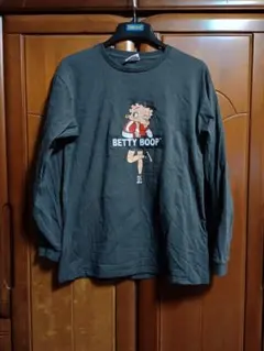 Betty Boop 長袖Tシャツ LL ダークグレーのサムネイル