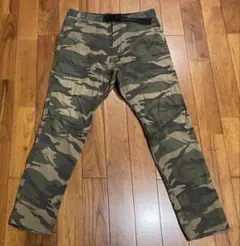 ナノユニバース別注 アルファインダストリーズ 迷彩クライミングパンツ サイズS