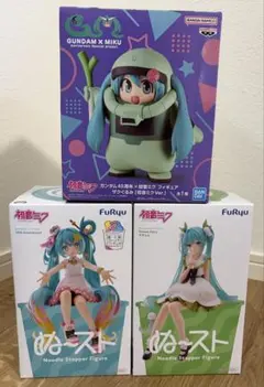 初音ミク プライズフィギュア　まとめ売り　3種セット