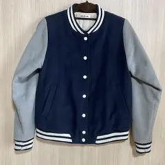 CLEF DE SOL スタジャン ネイビー/グレー