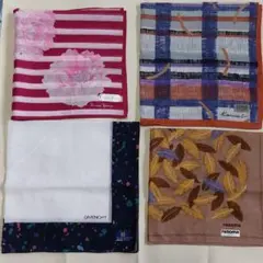 ハンカチ、KANSAI、レノマ、GIVENCHY、プリンセスフローレンス