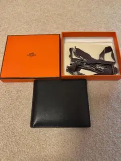 HERMES 二つ折り財布 ブラック コペルニクス カードケース 黒 MC2のサムネイル