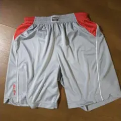 BALL LINE バスケットボールパンツ グレー/レッド