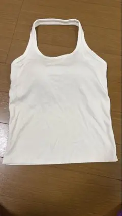 エアリズムコットンオープンバックタンクトップ