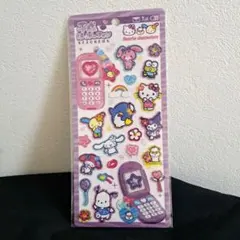 ■3/7まで■ サンリオキャラクターズ 平成はっぴーフォン ステッカー