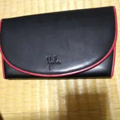 Sybilla 長財布 ブラック ピンク バイカラーのサムネイル