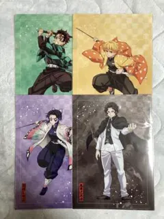 アニプレックス オンラインくじ　鬼滅の刃　無限城編　クリアファイルセット　4種