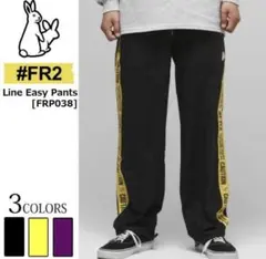 XL] FR2 ショートパンツ ブラック イエロー caution ライン - メルカリ