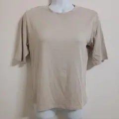 半袖 Tシャツ Lサイズ ベージュ シンプル ベーシック
