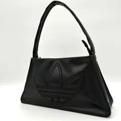 希少 Y2K アディダス トレフォイル ロゴ ハンドバッグ 黒 adidas