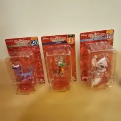ハッピーくじディズニー クリスマスオーナメント フィギュア3点セット