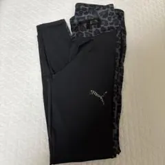 PUMA フィットネスレギンス ブラックのサムネイル