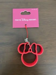 ミニーマウス ストラップキーホルダー レア