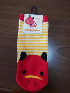 【未使用】レディースソックス 赤べこ 22-24cm