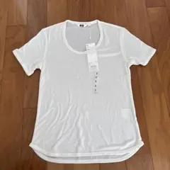 UNIQLO UのリブラウンドネックTシャツ(未使用)