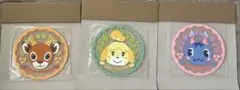 【新品・未開封品】どうぶつの森　クリアラバーコースター　3種セット