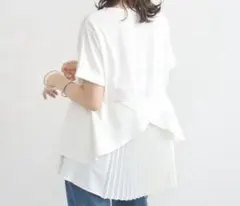earth music&ecology 異素材バックプリーツチュニックのサムネイル