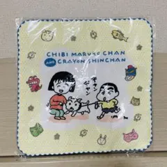 ちびまる子ちゃん クレヨンしんちゃん POP UP おきらく商店 タオル