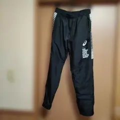ASICS ブラック ジャージパンツ S