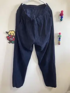 9 ユニクロ　UNIQLO メンズ　パンツ　紺　ネイビー　L