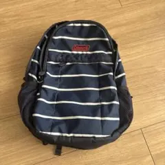 Coleman ストライプリュック ネイビー