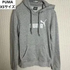 プーマ PUMA ロゴ パーカー スウェット グレー XS