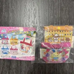 プールバッグ風ミニポーチガチャ2点セット