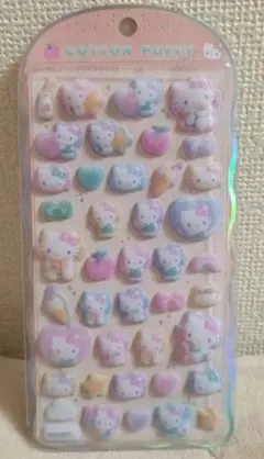 コットンパフィー シール キティちゃん サンリオ