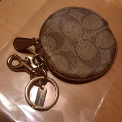COACH ◆ キーリング付コインケース