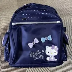 【新品】サンリオ　リュックSサイズ ハローキティ　リボン　ドット　水玉
