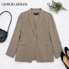 GIORGIO ARMANI テーラードジャケット ベージュ レディース モヘヤのサムネイル