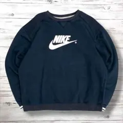 00s OLD NIKE ゴツナイキ 前V ラグラン スウェット ツートン XL - メルカリ