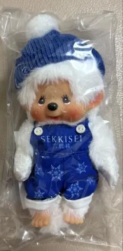 日本未売品」雪肌精 SEKKISEI ×モンチッチ キーホルダー 青 - メルカリ