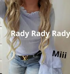 A11177 Rady♡♡美品 お袖フリルニット 着心地抜群♡♡めちゃ可愛い