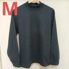 UNIQLO U ユニクロ　ブラッシュドジャージーモックネックTシャツ ブルーのサムネイル