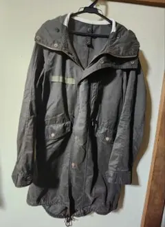 モッズコート フード付き ロング丈