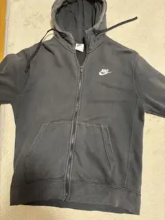 Nike 黒 ジップアップパーカー