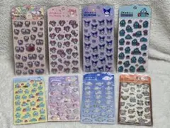 サンリオ ぷくっとシール 8点セット Kuromi Hello Kitty