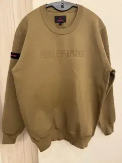 BRIEFING クルーネックセーター L カーキ