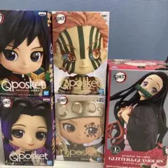 Qposket 鬼滅の刃 フィギュア 5体セット