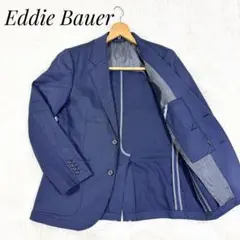 Eddie Bauer ネイビー テーラードジャケット ストレッチ 春 夏 秋