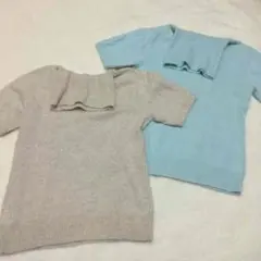 アンゴラ♡半袖ニット