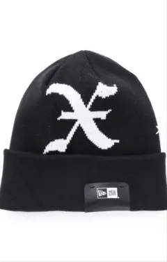 GOD SELECTION XXX NEW ERA ニット帽 ブラック