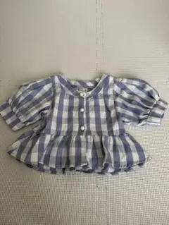 petit main チェック柄シャツ 80