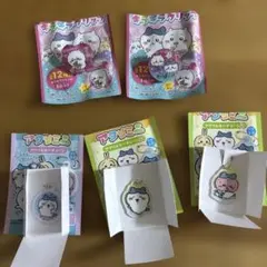 ☆ ちいかわ アクリルキーチェーン 3個 & キラキラクリップ 2個 ☆