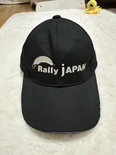 Rally JAPAN ロゴ キャップ 黒